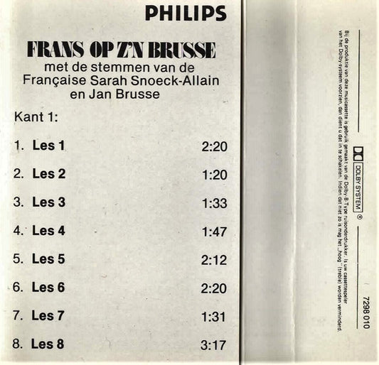 Jan Brusse : Frans Op Z'n Brusse (Cass, Mono)