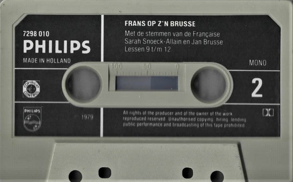 Jan Brusse : Frans Op Z'n Brusse (Cass, Mono)