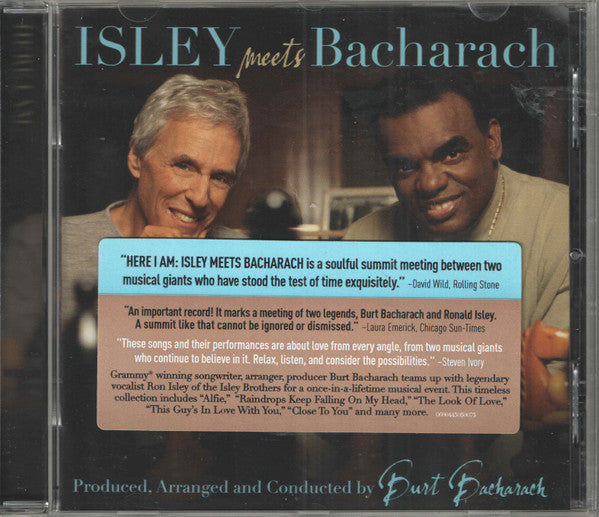 Ronald Isley Meets Burt Bacharach : Here I Am (CD, Album)
