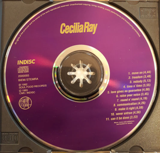 Cecilia Ray : Cecilia Ray (CD, Album)