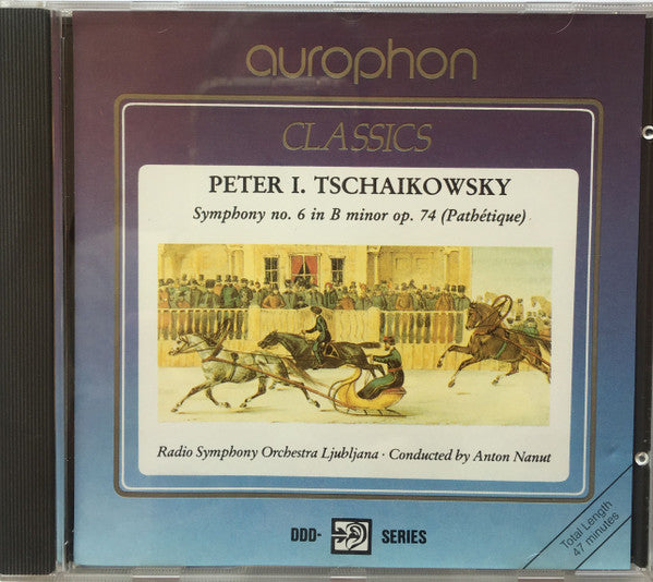 Pyotr Ilyich Tchaikovsky - Simfonični Orkester RTV Ljubljana Conducted by Anton Nanut : Symphony No. 6 In B-Minor Op. 74 (Pathétique) (CD)