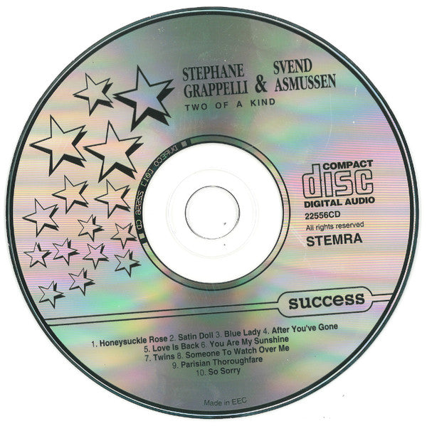 Stéphane Grappelli & Svend Asmussen : Two Of A Kind (CD, Album)