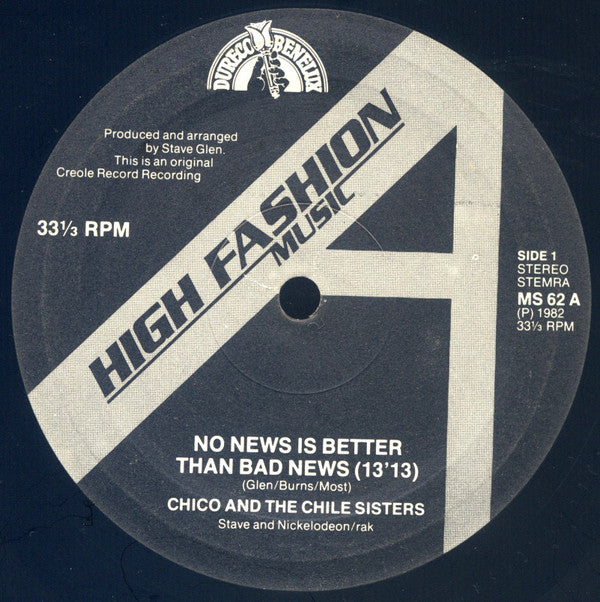 Chico And The Chile Sisters : No News Is Better Than Bad News / Runaway (12")