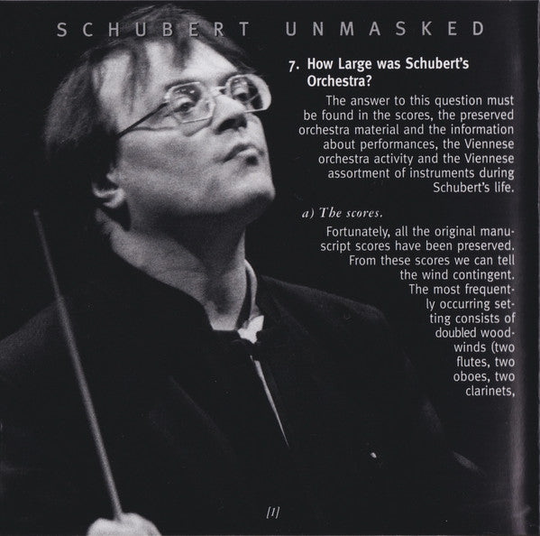 Franz Schubert, Anima Eterna, Jos van Immerseel : Sinfonie Nr. 4 "Die Tragische" In C D.417 / Sinfonie Nr. 2 In B D.125 (CD)