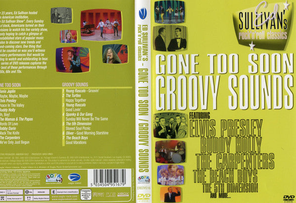 Various : Gone Too Soon Groovy Sounds (DVD-V, Comp, PAL)
