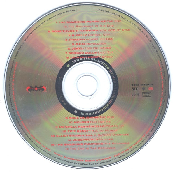 Various : Batman & Robin (Music From And Inspired By The "Batman & Robin" Motion Picture) (CD, Album)