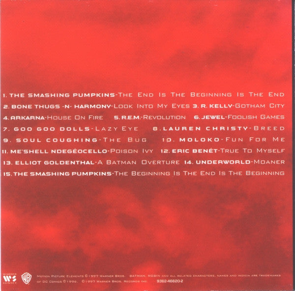 Various : Batman & Robin (Music From And Inspired By The "Batman & Robin" Motion Picture) (CD, Album)