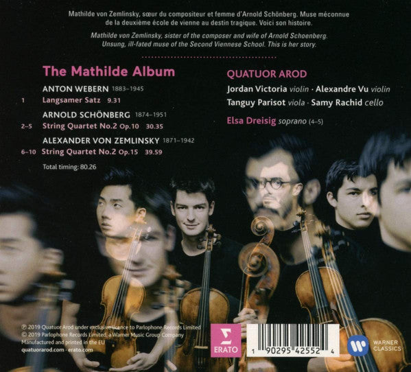 Quatuor Arod, Elsa Dreisig : The Mathilde Album (CD)
