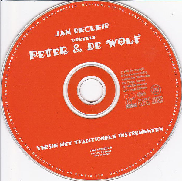 Jan Decleir : Peter & De Wolf (CD, Enh)