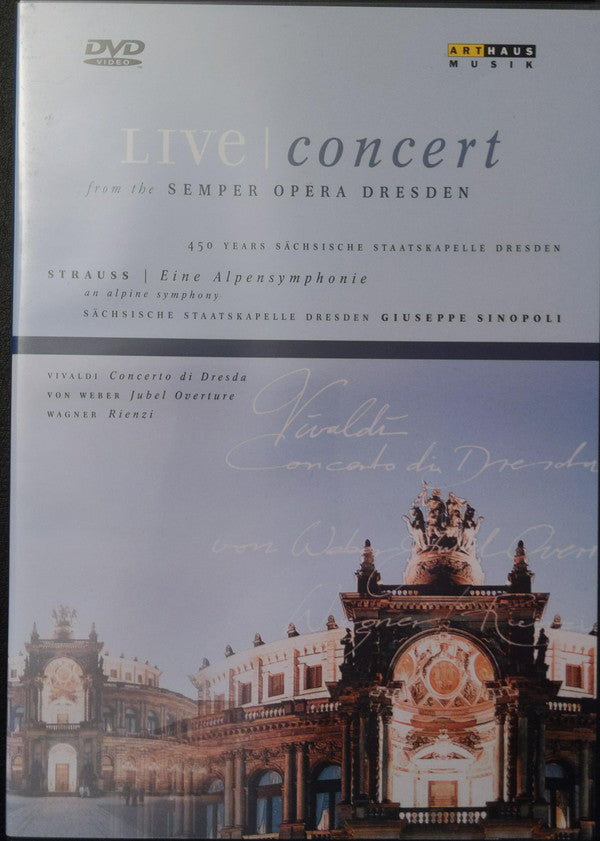 Richard Strauss - Saxon State Orchestra, Dresden*, Karl Böhm : Live Concert From The Semper Opera Dresden (DVD-V)