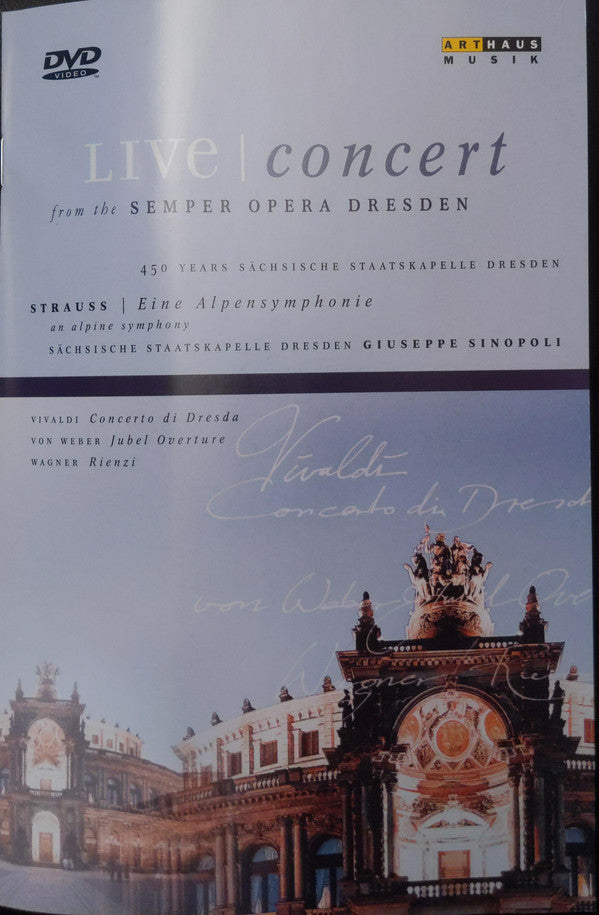 Richard Strauss - Saxon State Orchestra, Dresden*, Karl Böhm : Live Concert From The Semper Opera Dresden (DVD-V)