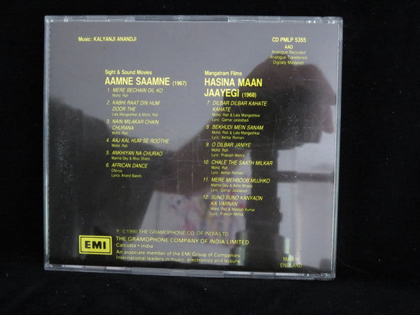 Kalyanji-Anandji : Aamne Saamne / Hasina Maan Jaayegi (CD, Comp)