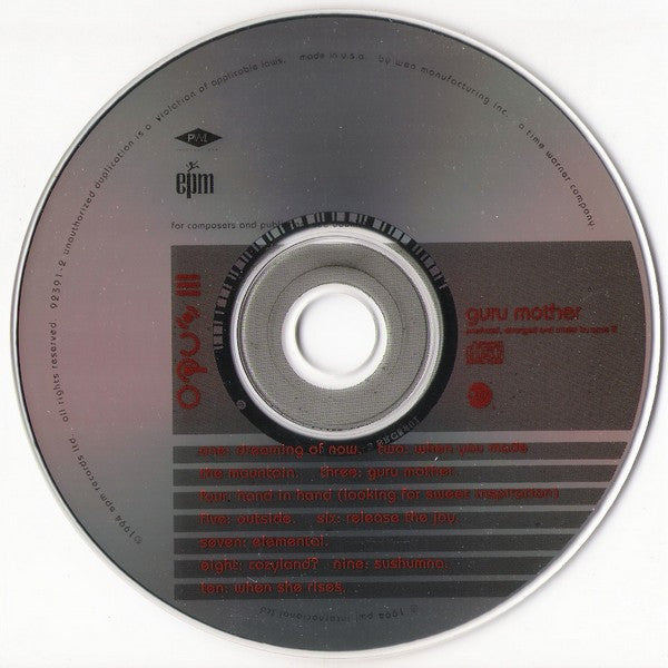 Opus III : Guru Mother (CD, Album, P/Mixed)