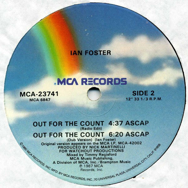 Ian Foster : Out For The Count (12", Single)