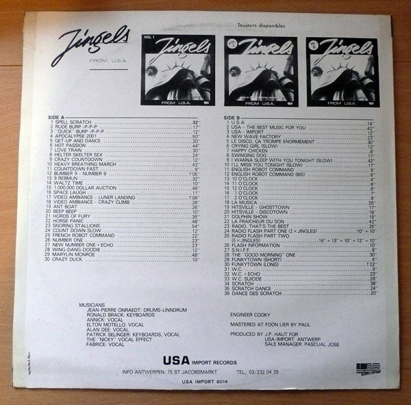 Unknown Artist : 70 Jingels From U.S.A. Vol 3 (LP)