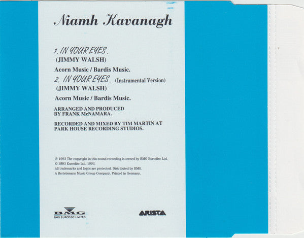 Niamh Kavanagh : In Your Eyes (CD, Single)