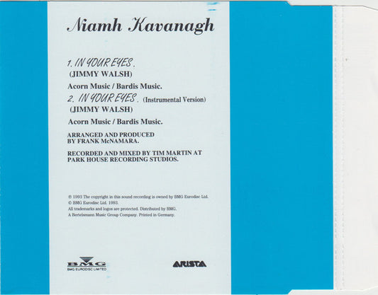 Niamh Kavanagh : In Your Eyes (CD, Single)