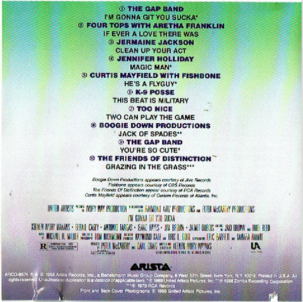 Various : I'm Gonna Git You Sucka (Original Soundtrack Album) (CD, Comp)