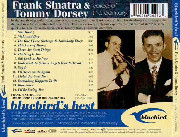 Frank Sinatra & Tommy Dorsey : Voice Of The Century (CD, Comp, RM)
