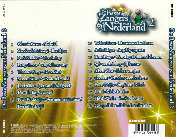 Various : De Beste Zangers Van Nederland 2 (CD, Comp)