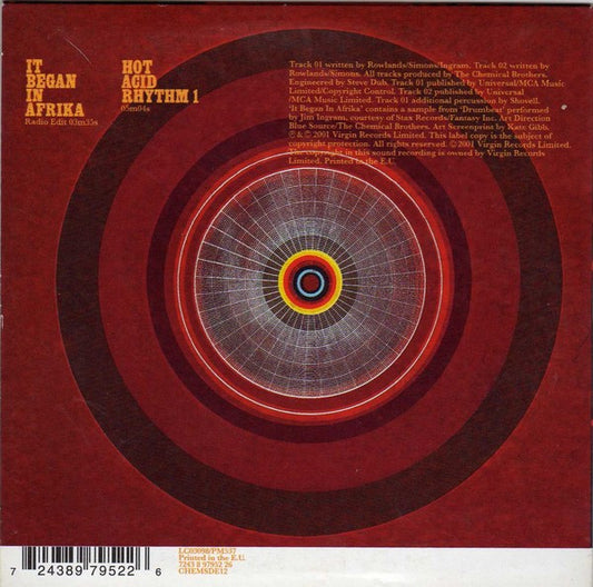 The Chemical Brothers : It Began In Afrika (CD, Single)