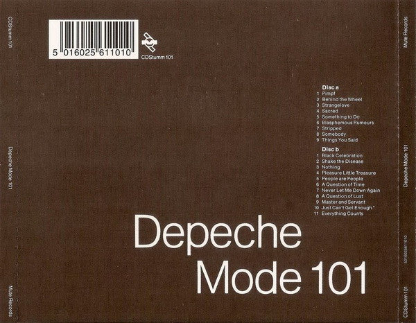 Depeche Mode : 101 (2xCD, Album, RE)