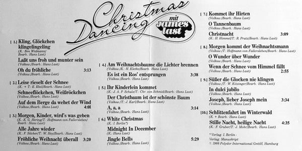 James Last : Christmas Dancing (CD, Album, Mixed)