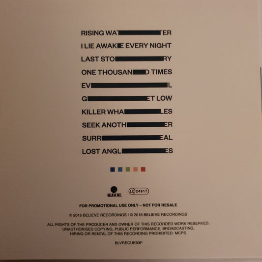 James Vincent McMorrow : We Move (CDr, Album, Promo, Car)