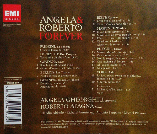 Angela* & Roberto* : Forever (CD, Comp)