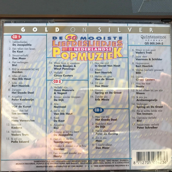 Various : De 50 Mooiste Liefdesliedjes Uit de Nederlandse Popmuziek (3xCD, Comp)