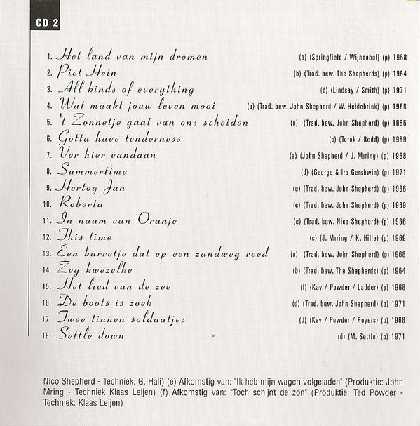 The Shepherds : Mensen Zoals Wij (2xCD, Comp)