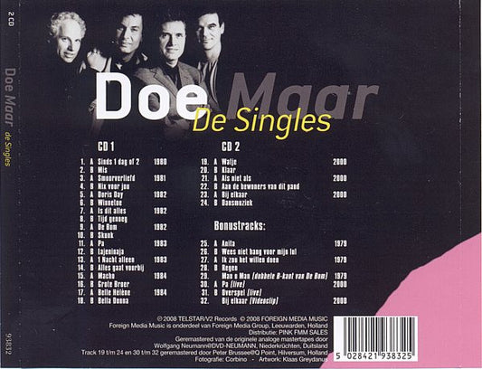 Doe Maar : De Singles (CD, Comp, RM + CD, Comp, Enh, RM)