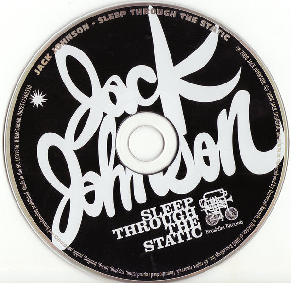 Jack Johnson : Sleep Through The Static (CD, Album, Car)