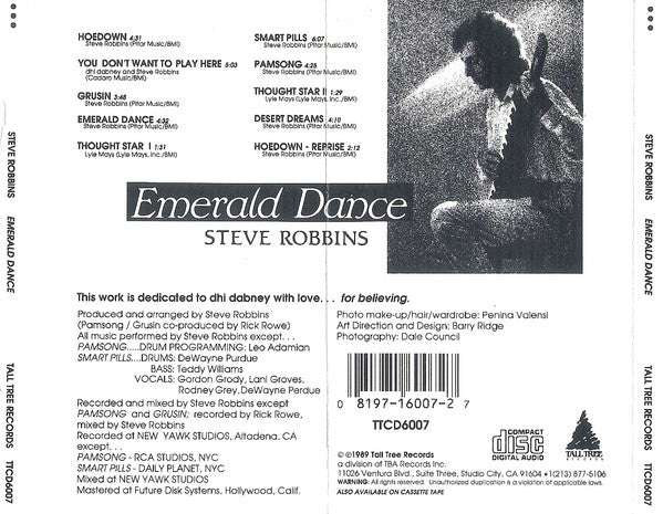 Steve Robbins (2) : Emerald Dance (CD, Album)