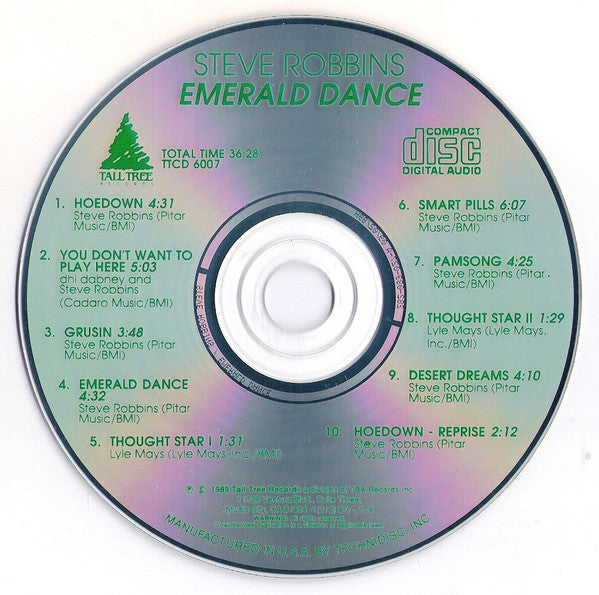 Steve Robbins (2) : Emerald Dance (CD, Album)