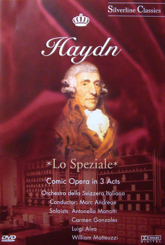 Joseph Haydn, Orchestra Della Radio Televisione Della Svizzera Italiana, Marc Andreae, Antonella Manotti, Luigi Alva, William Matteuzzi : Haydn: Lo Speziale (DVD-V, Multichannel, PAL)