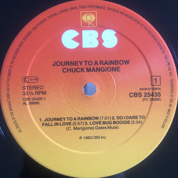 Chuck Mangione : Journey To A Rainbow (LP, Album)