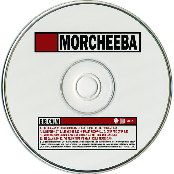 Morcheeba : Big Calm (CD, Album)