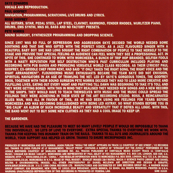 Morcheeba : Big Calm (CD, Album)