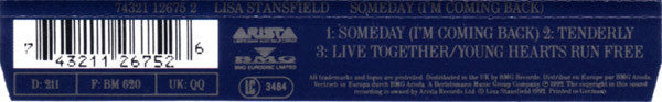 Lisa Stansfield : Someday (I'm Coming Back) (CD, Single)