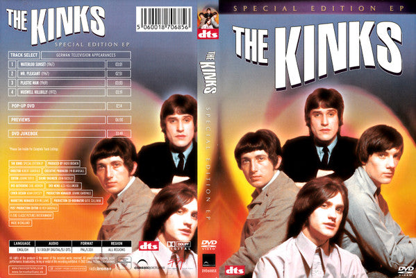 The Kinks : Special Edition EP (DVD-V, PAL, All)