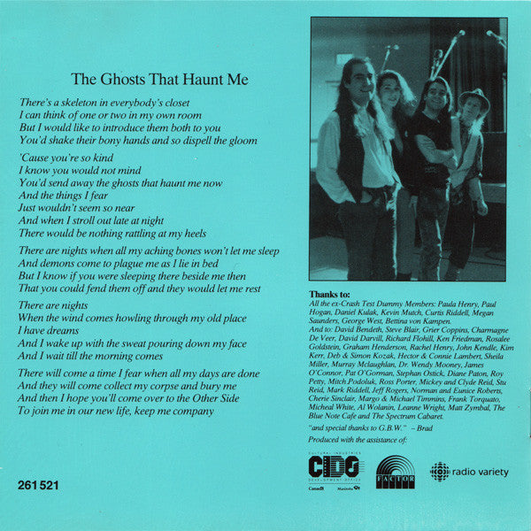 Crash Test Dummies : The Ghosts That Haunt Me (CD, Album, RE)
