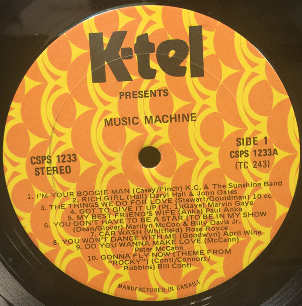 Various : Music Machine (LP, Comp)