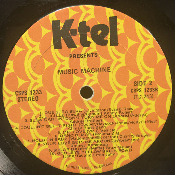 Various : Music Machine (LP, Comp)