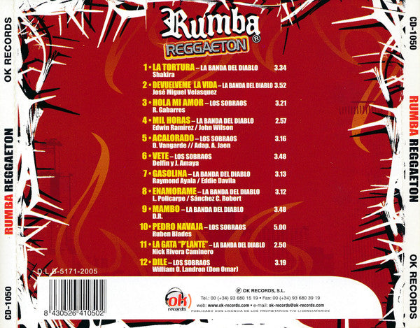 La Banda Del Diablo / Los Sobraos : Rumba Reggaeton (CD, Album)