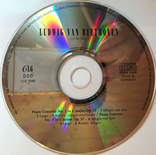Ludwig van Beethoven / Adriano Jordão : Piano Concertos 1 & 3 (CD)