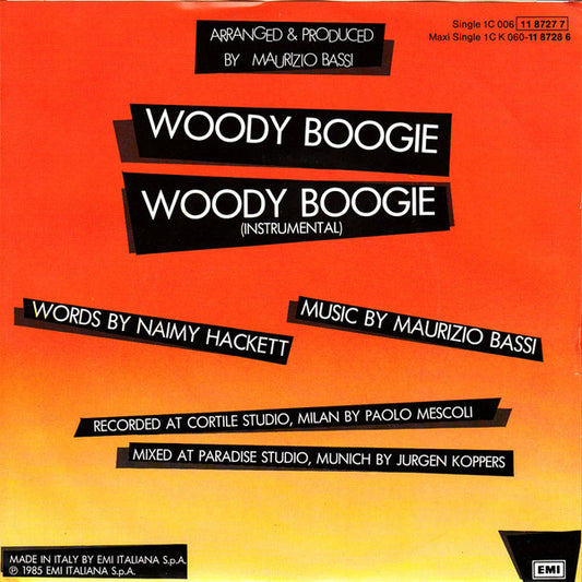 Baltimora : Woody Boogie (7", Single)