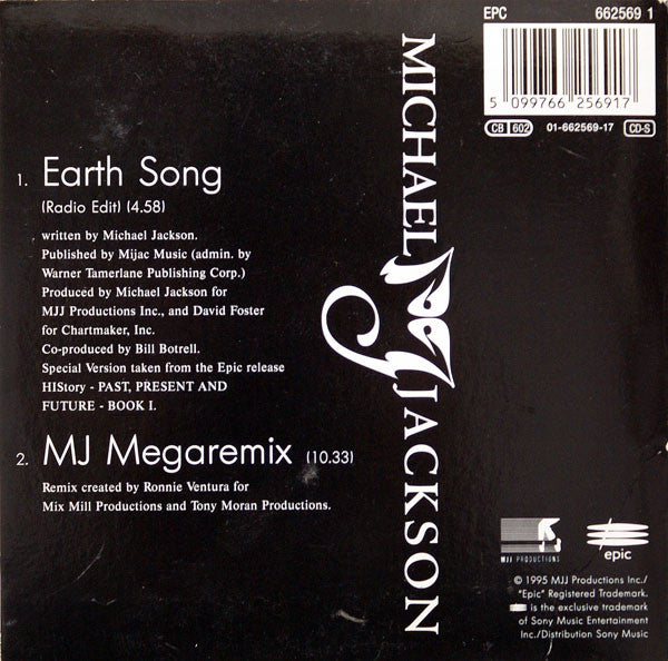 Michael Jackson : Earth Song (CD, Single)