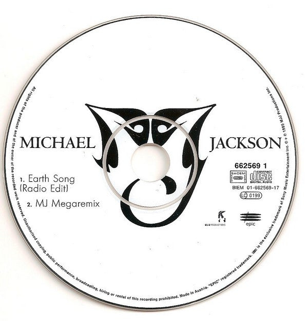 Michael Jackson : Earth Song (CD, Single)