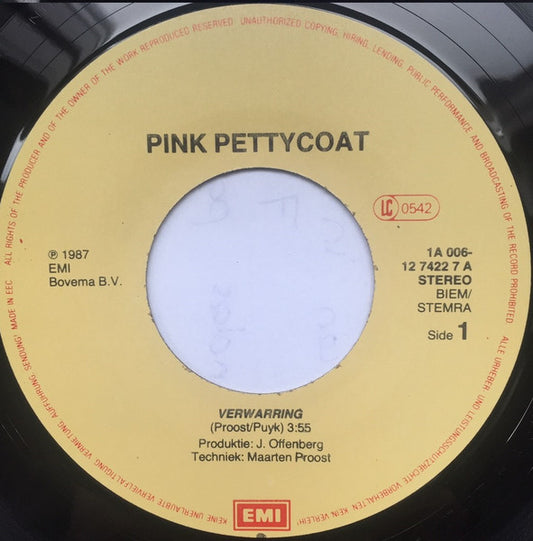 Pink Pettycoat : Verwarring (7", Single)